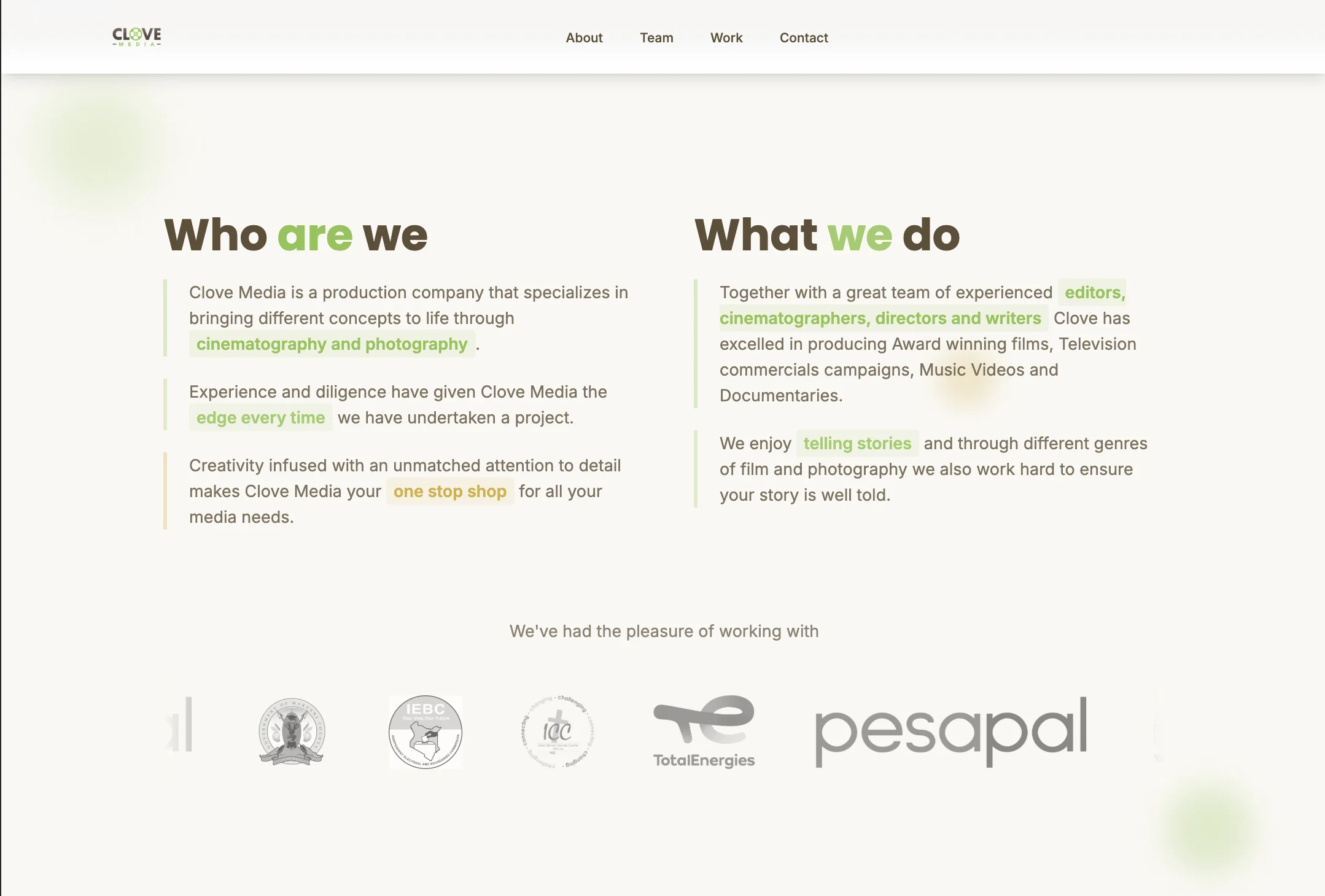 Clove Media — screenshot 2