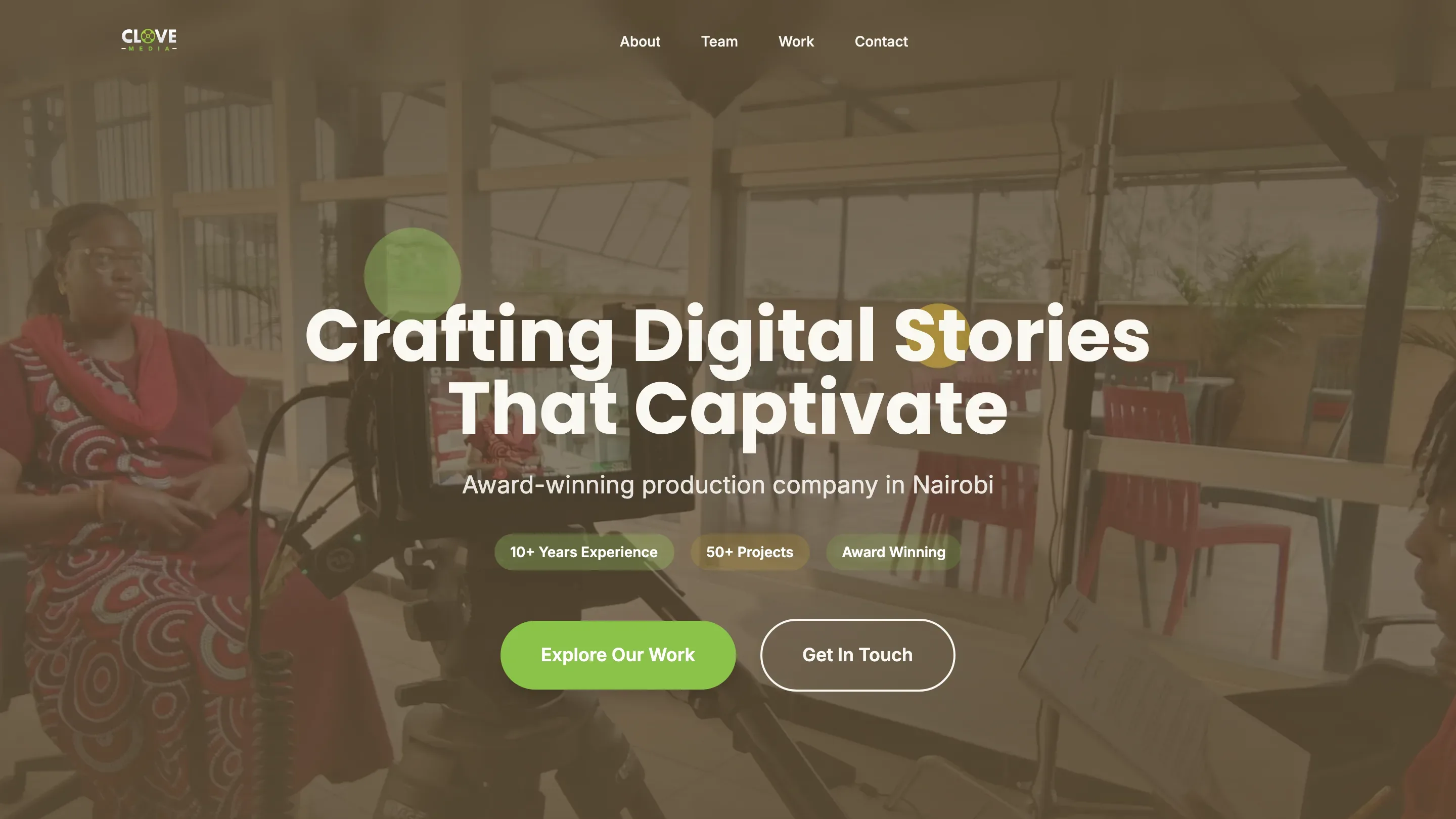 Clove Media website